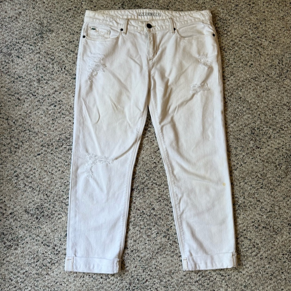 Joe's Jeans Women's Ex Lover Fit Straight Leg in White Size 28